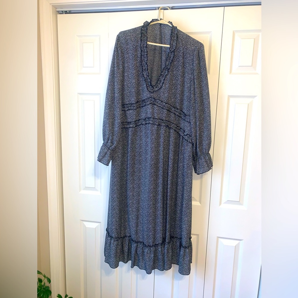 Black and White Cheetah Dress